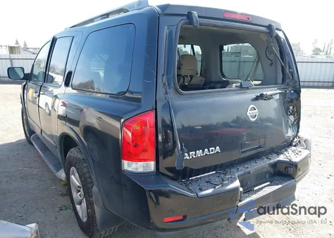 2012 Nissan Armada Sv z USA, uszkodzony, nr VIN 5N1AA0ND6CN602773